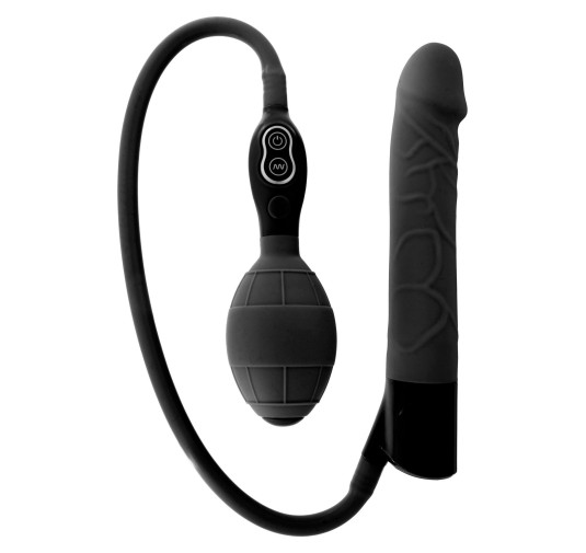 Wibrator-INFLATABLE VIBRATOR BLACK